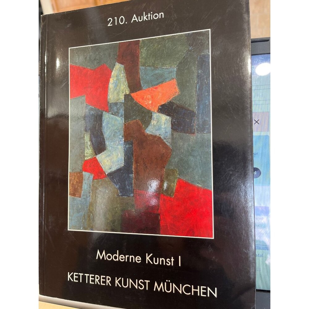Vintage Juni 1996 Art Book Catalogue Ketterer Kunst Munchen Moderne Kunst I 210.